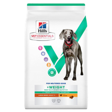 Hill's VetEssentials Adult Dog Large Breed, Neutered + Weight, Chicken, 14kg