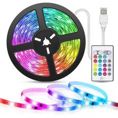 LED-strimmel 5m USB LED-strimmel, RGB LED TV-baggrundsbelysning LED-bånd 16