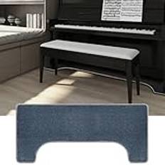 Qesjodfu Pianomatta halkfri pianomatta skyddsmatta piano ljudisolerad matta golvskyddsmatta ljudisoleringsmatta antivibrationsmatta pianomatta 160 x 70 cm