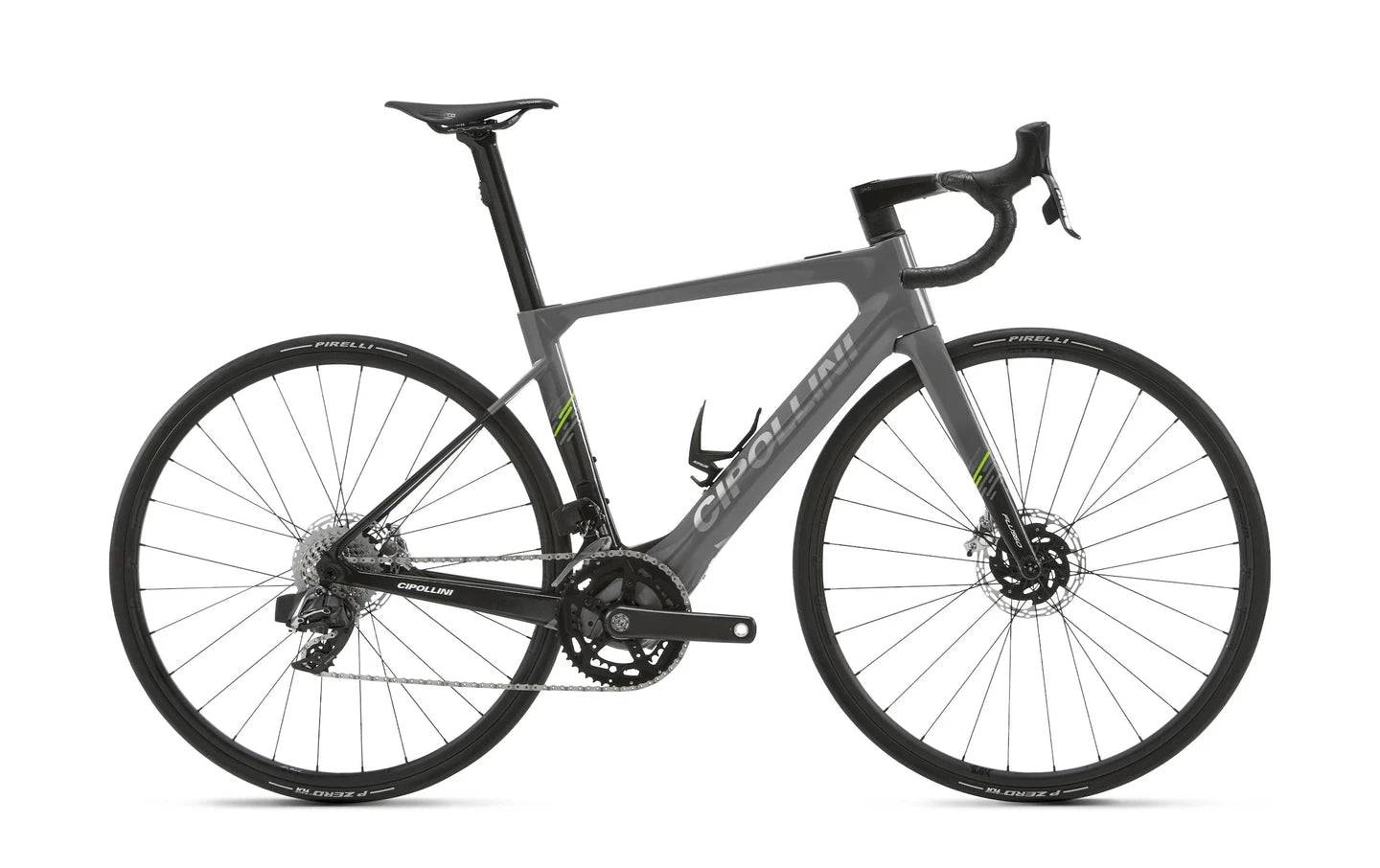 CIPOLLINI Flusso 2025 - Rival eTap AXS 2x12sp - Tune TSR22 Disc - 064 / M / Grey Nardo/Carbon Shiny
