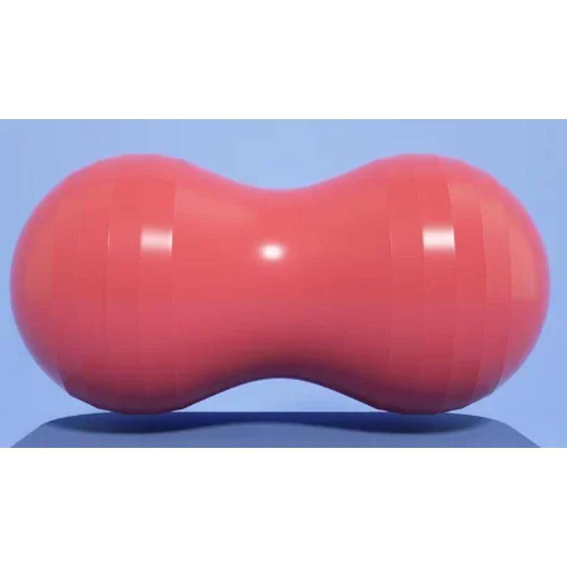 Balans Tränare Träningsboll PVC Yoga Jordnötsboll Yogaboll med Pump Fitnessboll Förtjockad Boll för Yoga Pilates 45cm*90cm