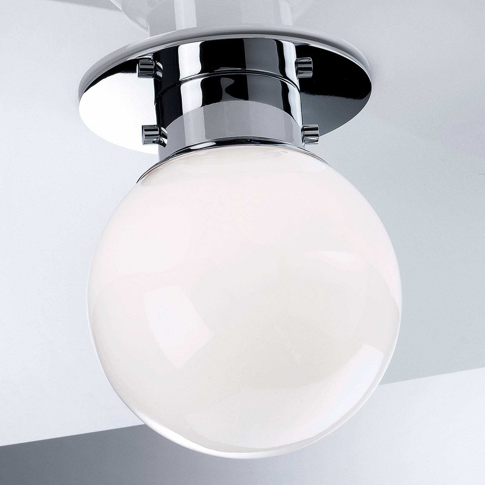 Decor Walther Taklampa GLOBE 20, dimbar, Förkromad / silver, Badrum, Metall, Design, Taklampa