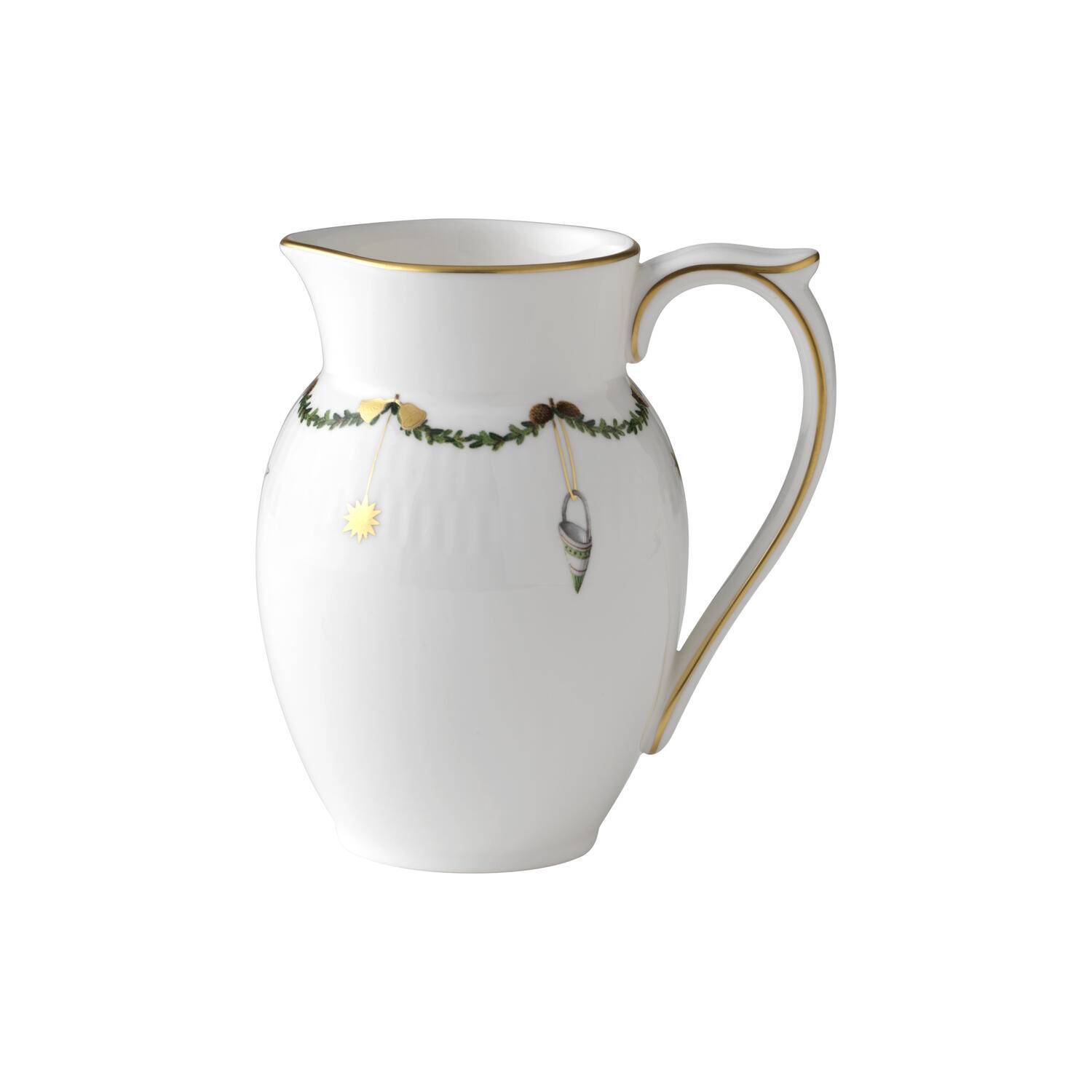 Star Fluted Christmas kanna, 39 cl