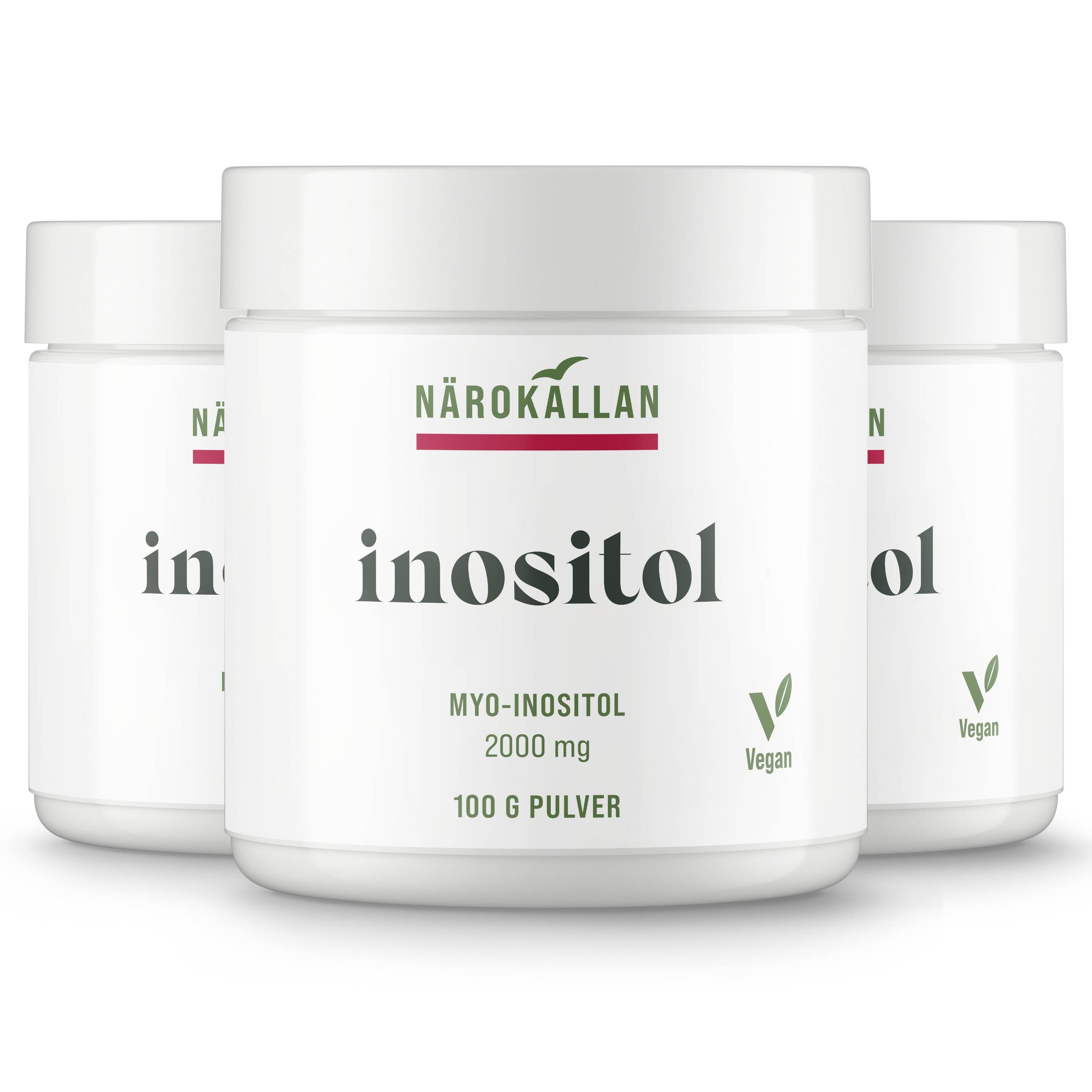Närokällan Myo-Inositol Ekonomipack 3x100g