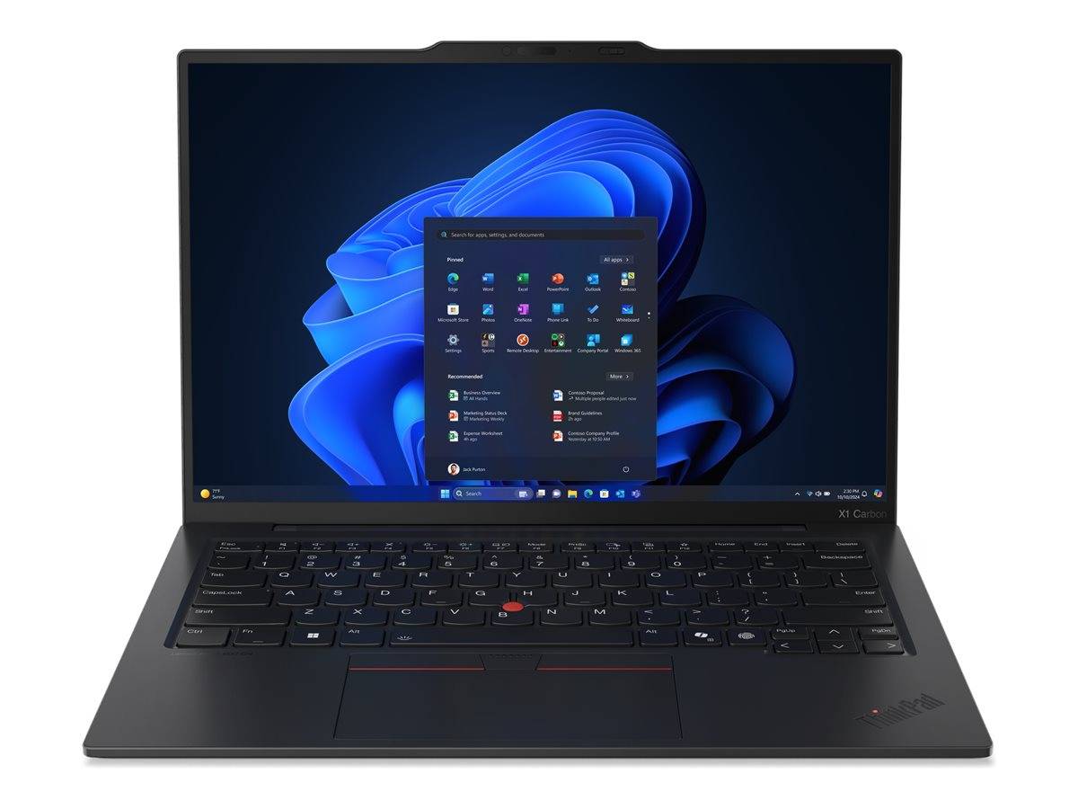 Lenovo ThinkPad X1 Carbon Gen 13 14" 1920 x 1200 (WUXGA) 255U 32GB 1TB Intel Graphics Windows 11 Pro --> I externt lager, forväntat leveransdatum hos dig 14-03-2026