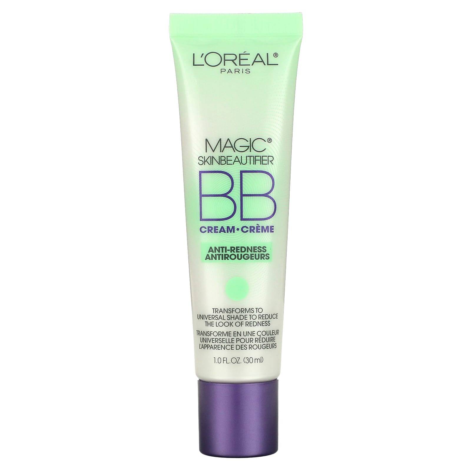 L'Oréal, Magic Skin Beautifier, Bb Cream, 820 Anti-Redness, 30 Ml (1 Fl Oz)
