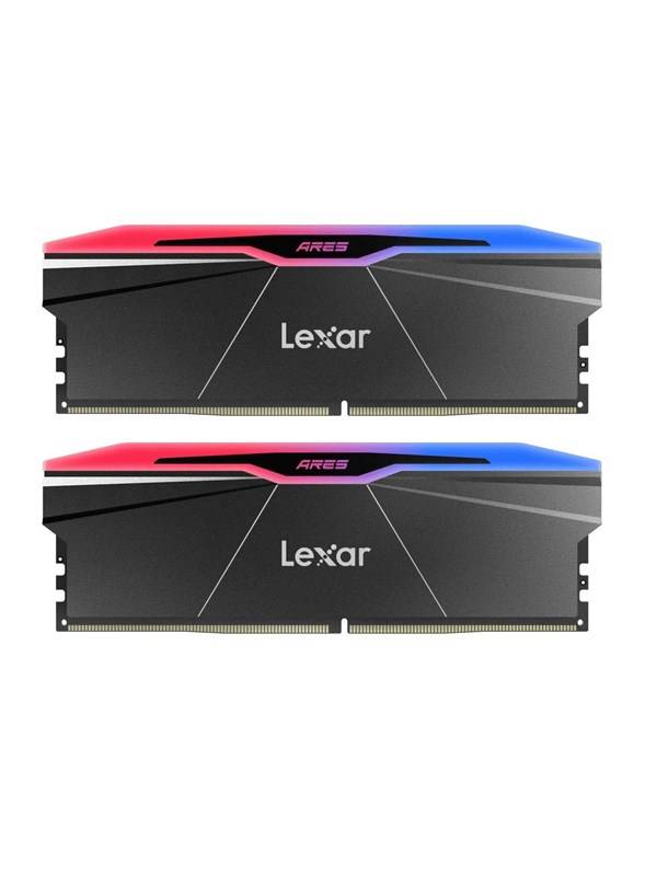 Lexar ARES RGB 2nd Gen DDR5-6000 - 32GB - CL28 - Dual Channel (2 pcs) - AMD EXPO & Intel XMP - Svart med RGB