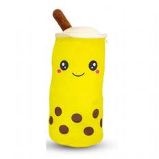 Kæmpe Bubble Tea Bamse 60 cm XXL Plysdyr Gul 1536D