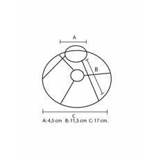 Pink Rose – lille lampeskærmstativ model “Satellit B”