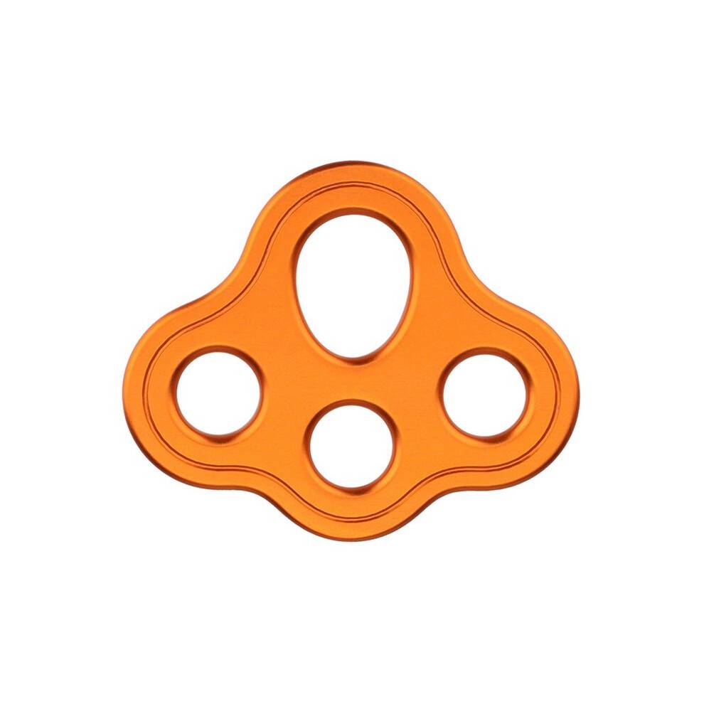 50KN Rigging Plate, Force Divider Plate Bear, Anchor Multipliers Connector Gear for Yoga Hammock Descender Rock Climbing