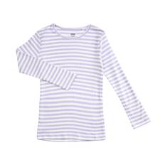 Magasin Mille 1G Str 45 år / 104110 cm Lavender / Star White Stripe Langærmede Tshirts Bomuld
