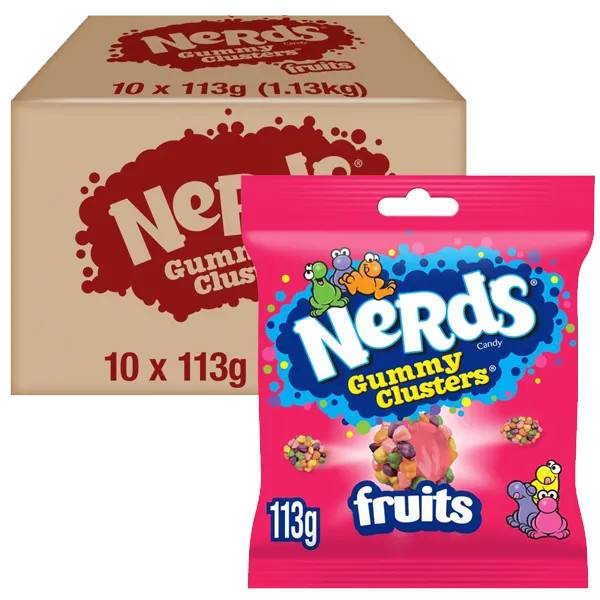Nerds Gummy Cluster Rainbow 113G 10st