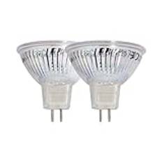 Xanlite PACK2VM35S - Set med 2 LED-lampor med GU10-sockel, 6 W cons. (75 W cons.), varmvitt ljus - låg strömförbrukning - enkel installation