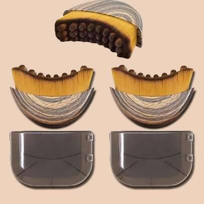 Lymfformande ansikts- och kroppsborste, för lymfdränagemassage i ansiktet, skulpterar käklinjen, ergonomisk design, hudvänlig, minskar svullnad, lindr - Multifärgad (En-Storlek,5 st,3 st,4 st,2 st)