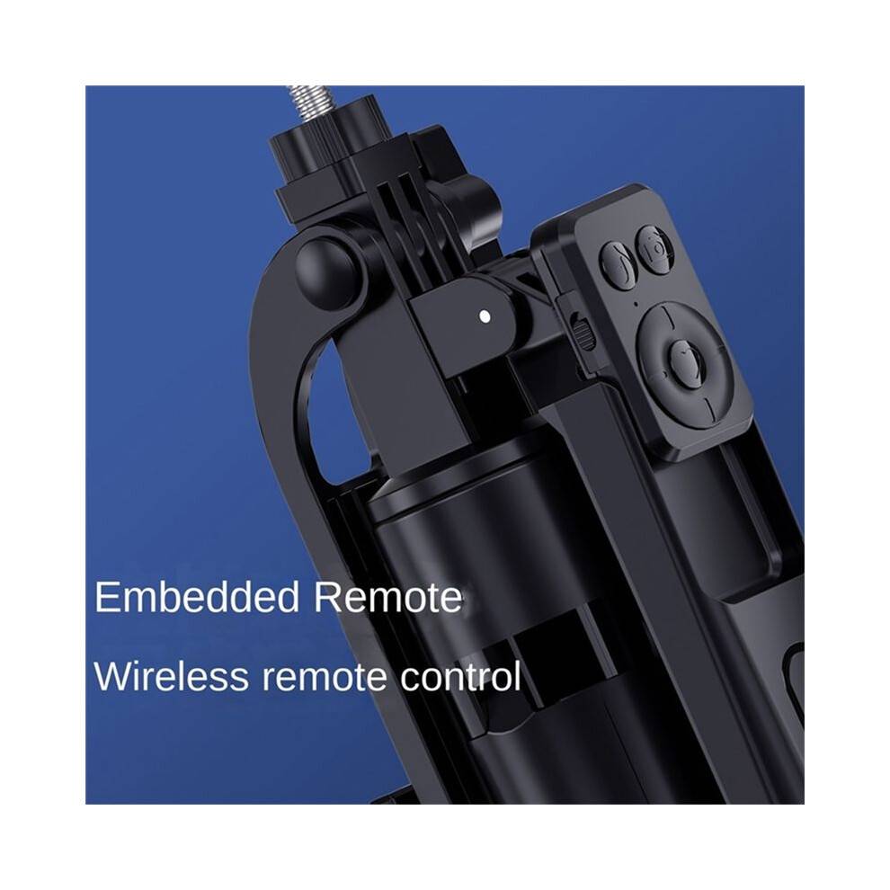 Portable Camera Tripod with Remote Control and 360 Rotation for Video Recording and Live Streaming