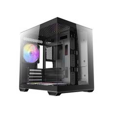 Antec CX60M ARGB Case Mini Tower Micro-ATX Vetro Temperato Nero per PC Gaming