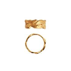 Stine A - Goldenen Splash Lava Ring - 4052-02-56
