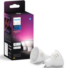 White and Color Ambiance GU10 400lm 2-pack