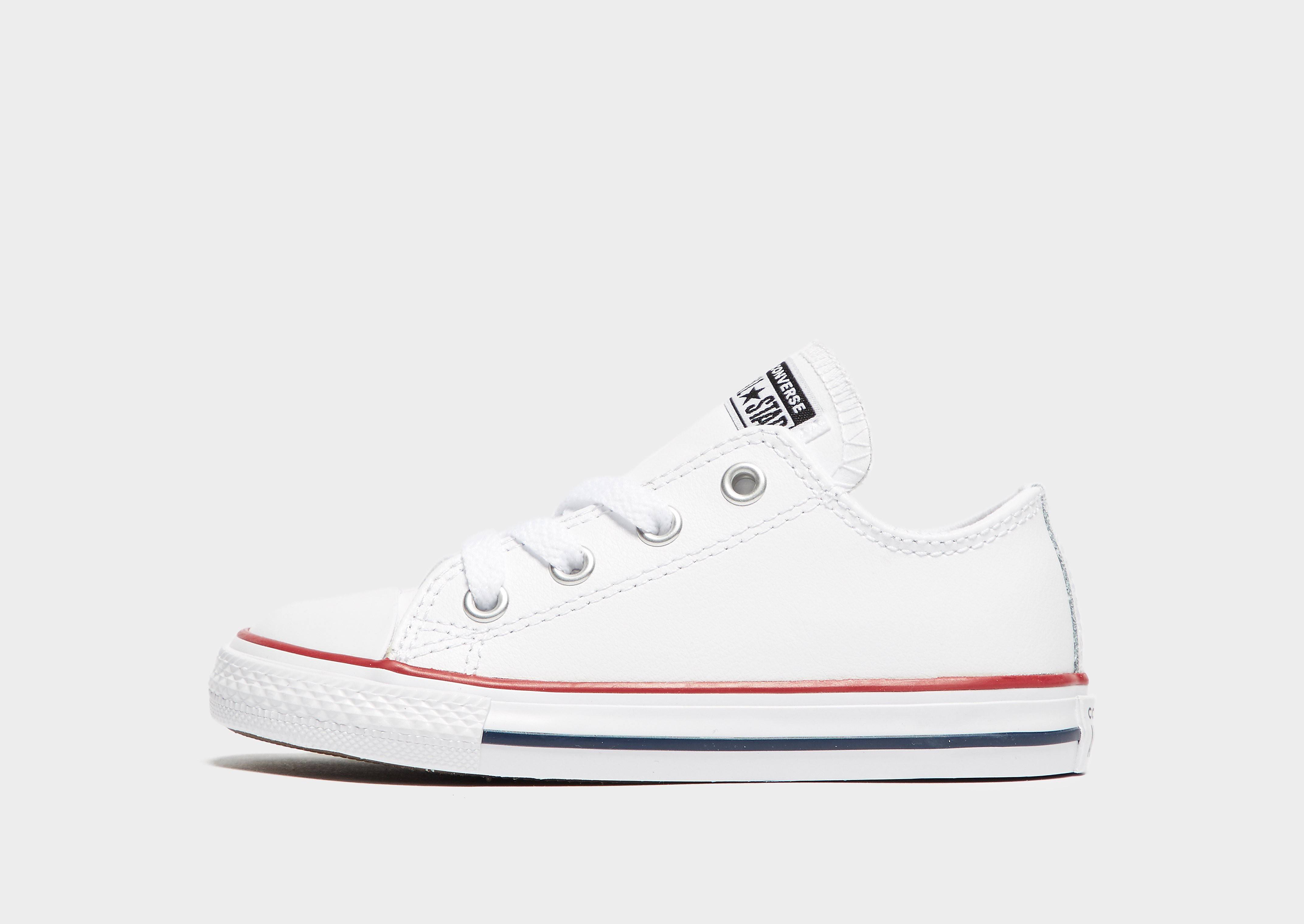 Converse All Star Læder Baby, Hvid