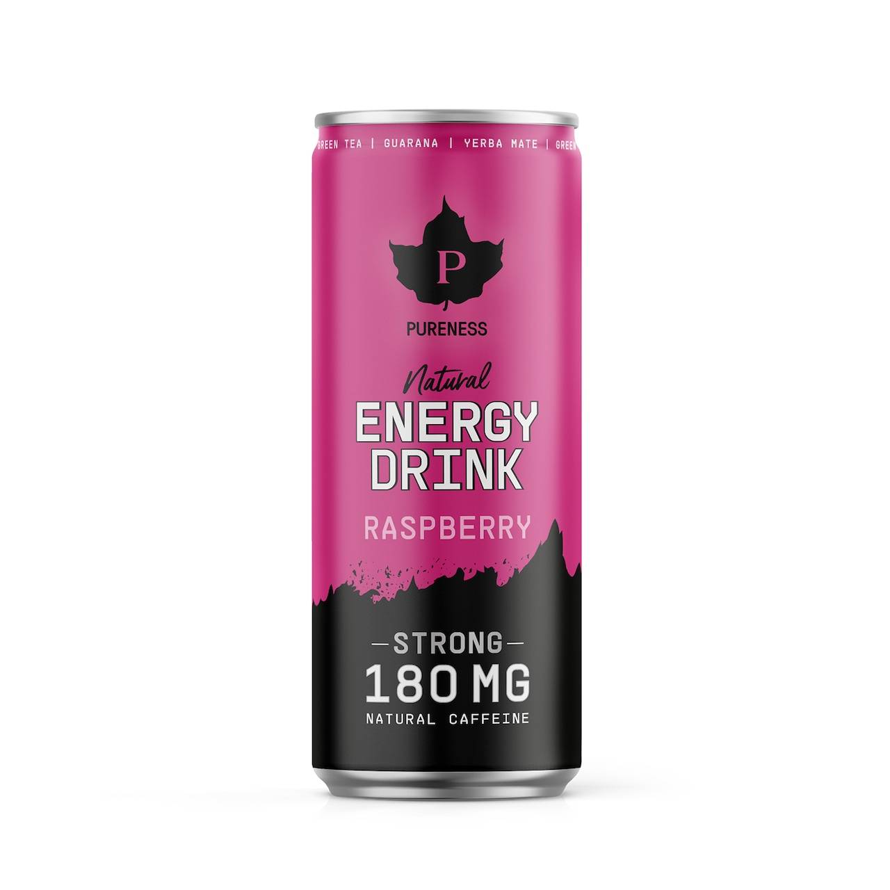 Natural Energy Drink Strong Raspberry 330ml