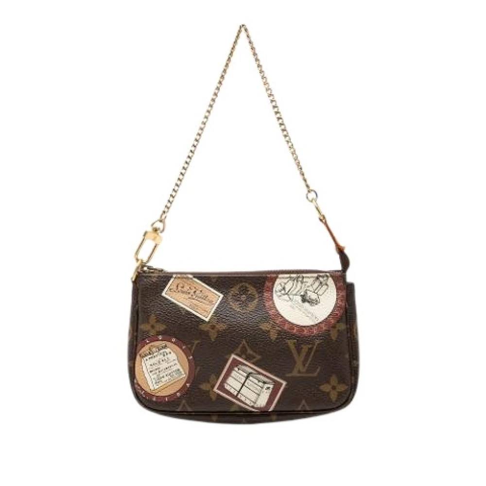 Louis Vuitton Vintage Pre-owned canvas tasker - Vintage - Dame - Brun - ONE SIZE -