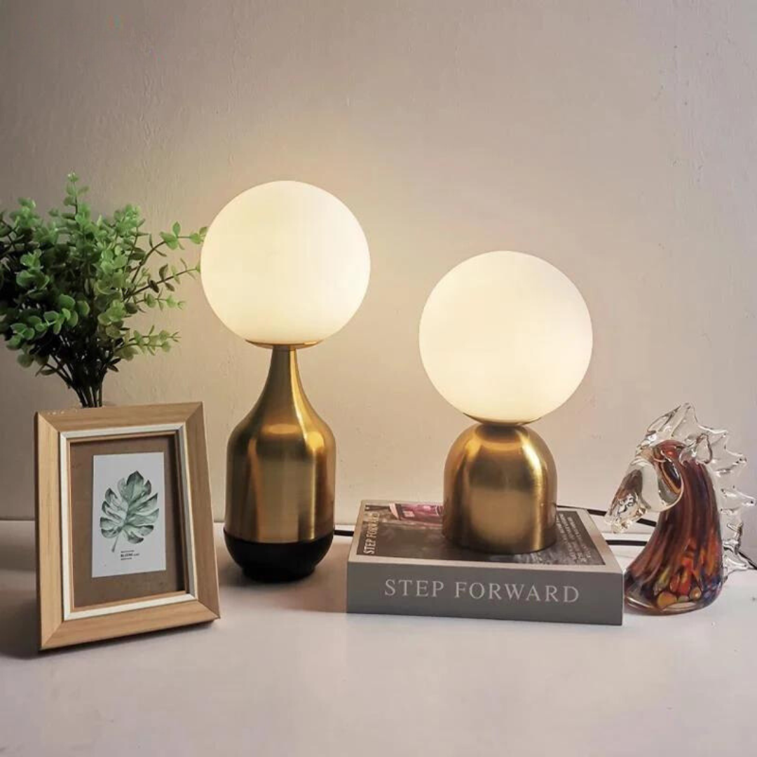 Nordisk Elegantie Lampa - Glaskula Lampa för Stämningsfull Belysning - C - Bundel