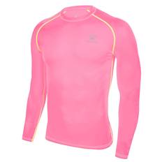 compression wear for functional underwear for sports compression [Kelme] Sweat-absorbing, quick-drying men, men, long-sleeved shirt, underwear, rosa