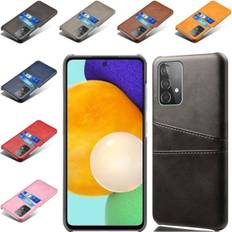 Kortholder Samsung A53 5G cover mobilcover hul til oplader hovedtelefoner - Sort Samsung Galaxy A53