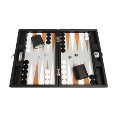 33 cm Grå Luksus Backgammon