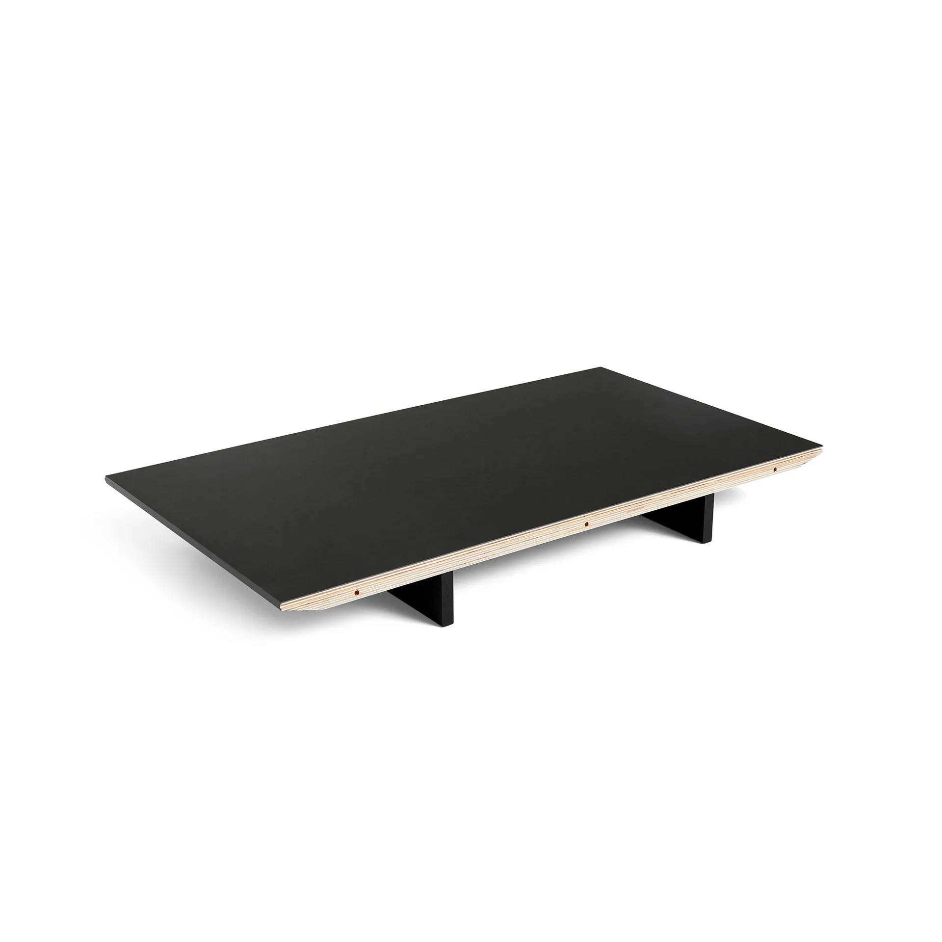 HAY CPH30 2.0 Extendable Leaf til spisebord 50x90 cm Black linoleum-lacquered oak.