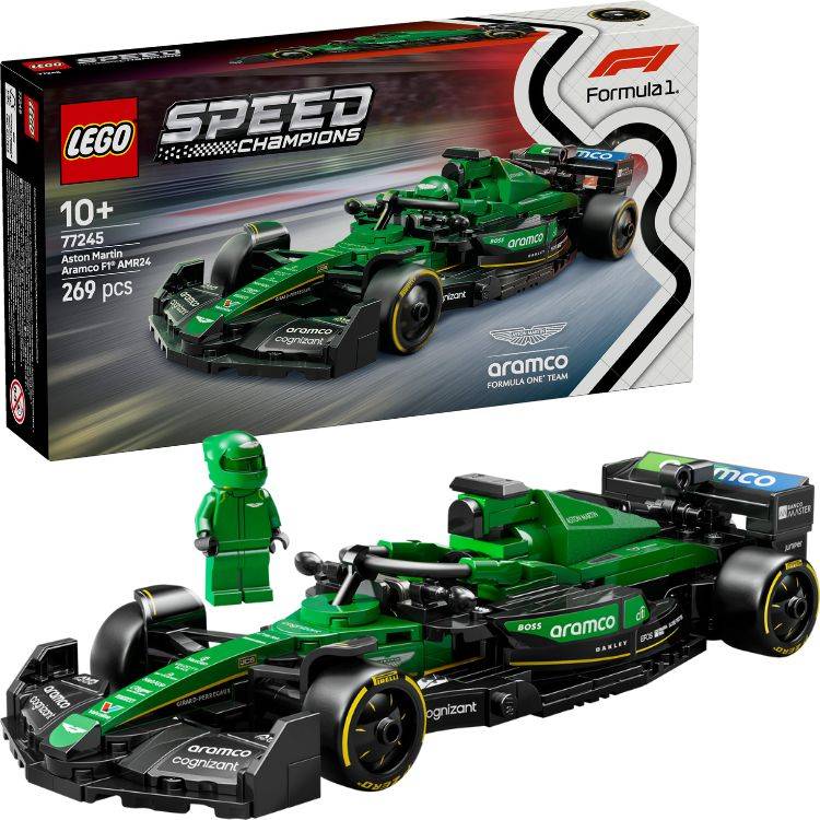 LEGO Speed Champions 77245 Aston Martin Aramco F1 AMR24 racerbil
