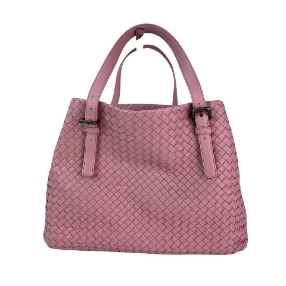 Bottega Veneta Vintage Pre-owned Laeder hndtasker - Vintage - Dame - Lyserød - ONE SIZE - Tyl