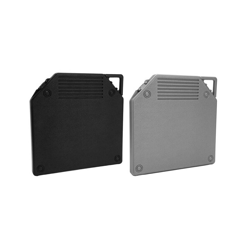 Empty Take Reels Storage Box Full Protection Open Reel Recording Tape Box Case Portable for 10 Inch Sound Tapes Grey