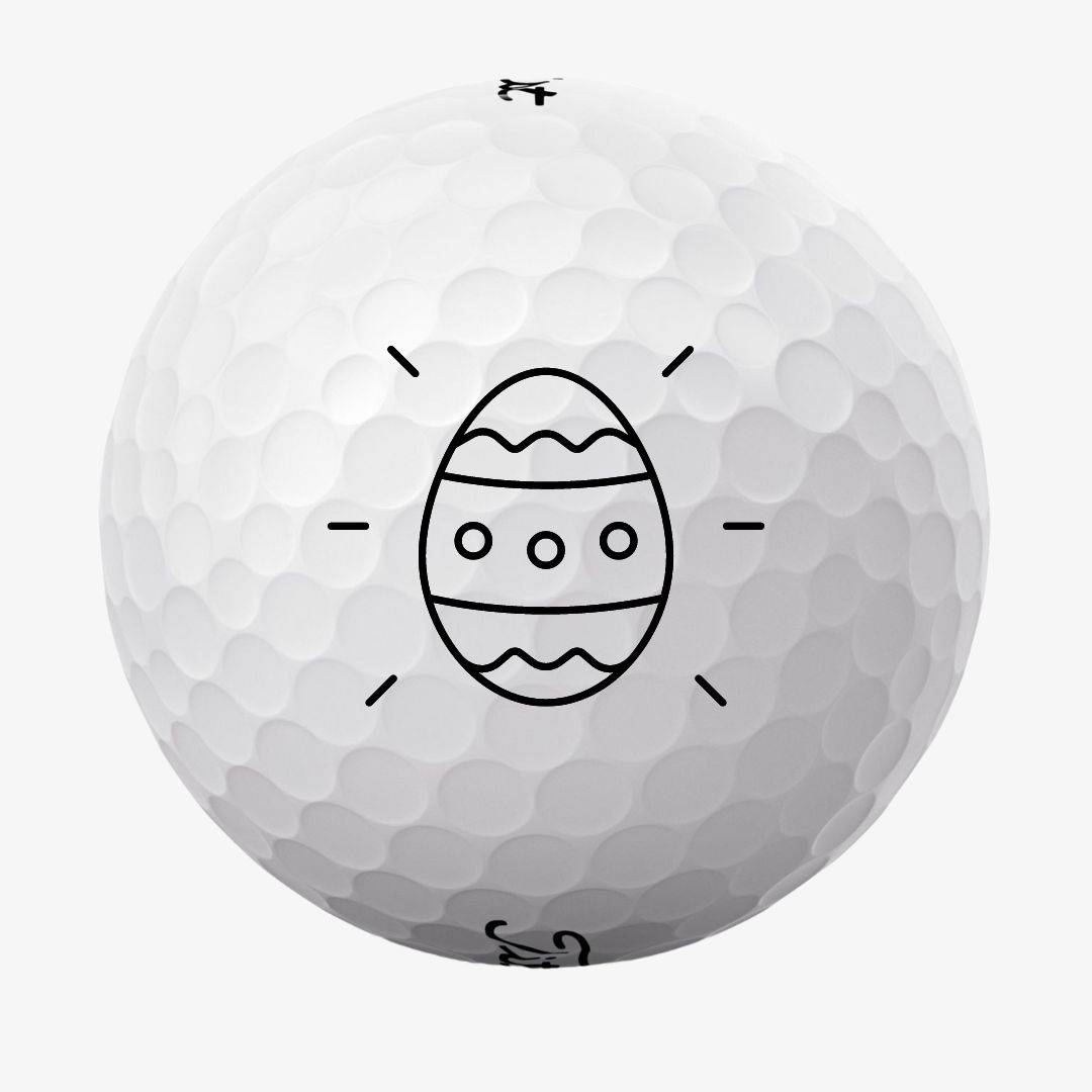 Golfbolde med påskeæg