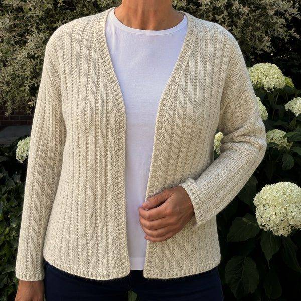 Garnpakke Iduns Trøje XXXL – Hanne Larsen Strik | New Arezzo + Alpaca 400