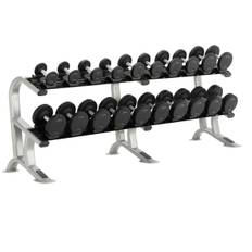 York Barbell Pro-Style Dumbbells & Packs - 12.5 KG - 35 KG Pack & 10 Pair Rack