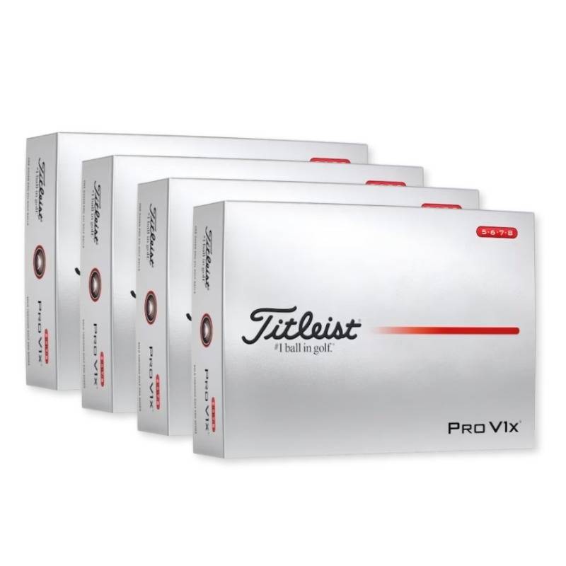 Titleist Pro V1x #High Numbers - 4 Pack