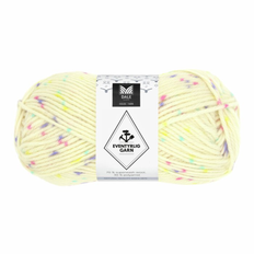 Dale Eventyrlig Garn 608 Lollipop prik Indhold: 70% Superwash uld, 30% Polyamid Vægt/længde: 100 g = ca. 150 meter Anbefalede pinde:4 mm Strikkefasthed: 10 cm = 19 m Vask: Maks. 30°C uldprogram / Vrang ud før vask / Vaskes separat / Brug vaskemiddel til uld/silke / Brug ikke skyllemiddel / Tør fladt / Damp let.