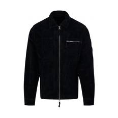CP COMPANY CORDUROY ZIP OVERSHIRT Size: M, colour: BLACK