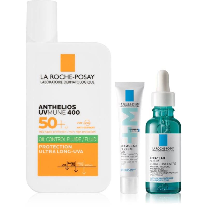 La Roche-Posay Effaclar Anti Imperfection Routine Sæt Til hud med tendens til akne - 1 stk.