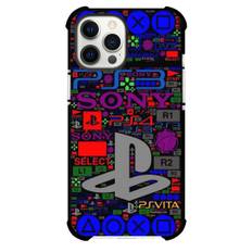 Gamer Case For iPhone Samsung Galaxy Pixel OnePlus Vivo Xiaomi Asus Sony Motorola Nokia - Pattern Playstation Icons