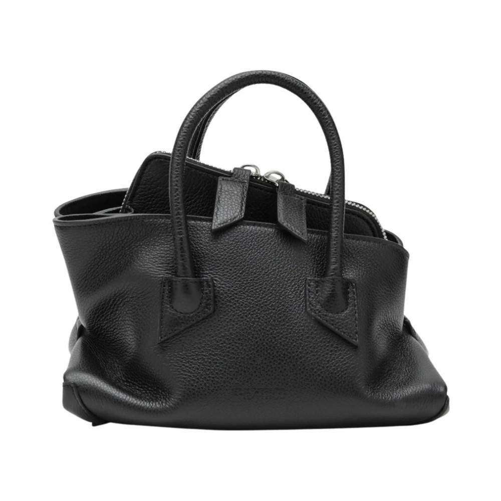 The Attico La Passeggiata Mini Top Handle Bag - Tasker - Dame - Sort - ONE SIZE - Uld