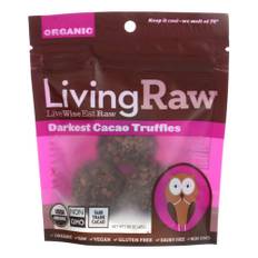 Living Raw, Truffles Drkst Cacao, 1.59 Oz