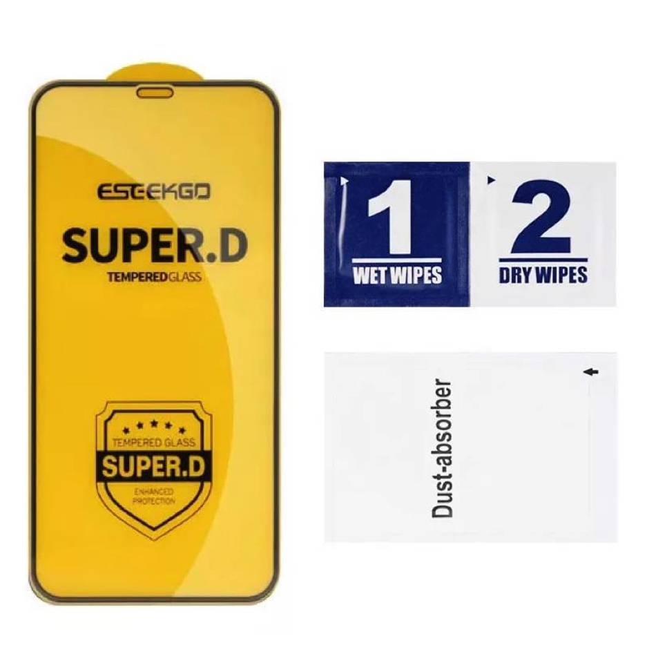 Heldækkende Skærmbeskyttelse i Hærdet Glas - iPhone 12 Pro Max (Bulk version).