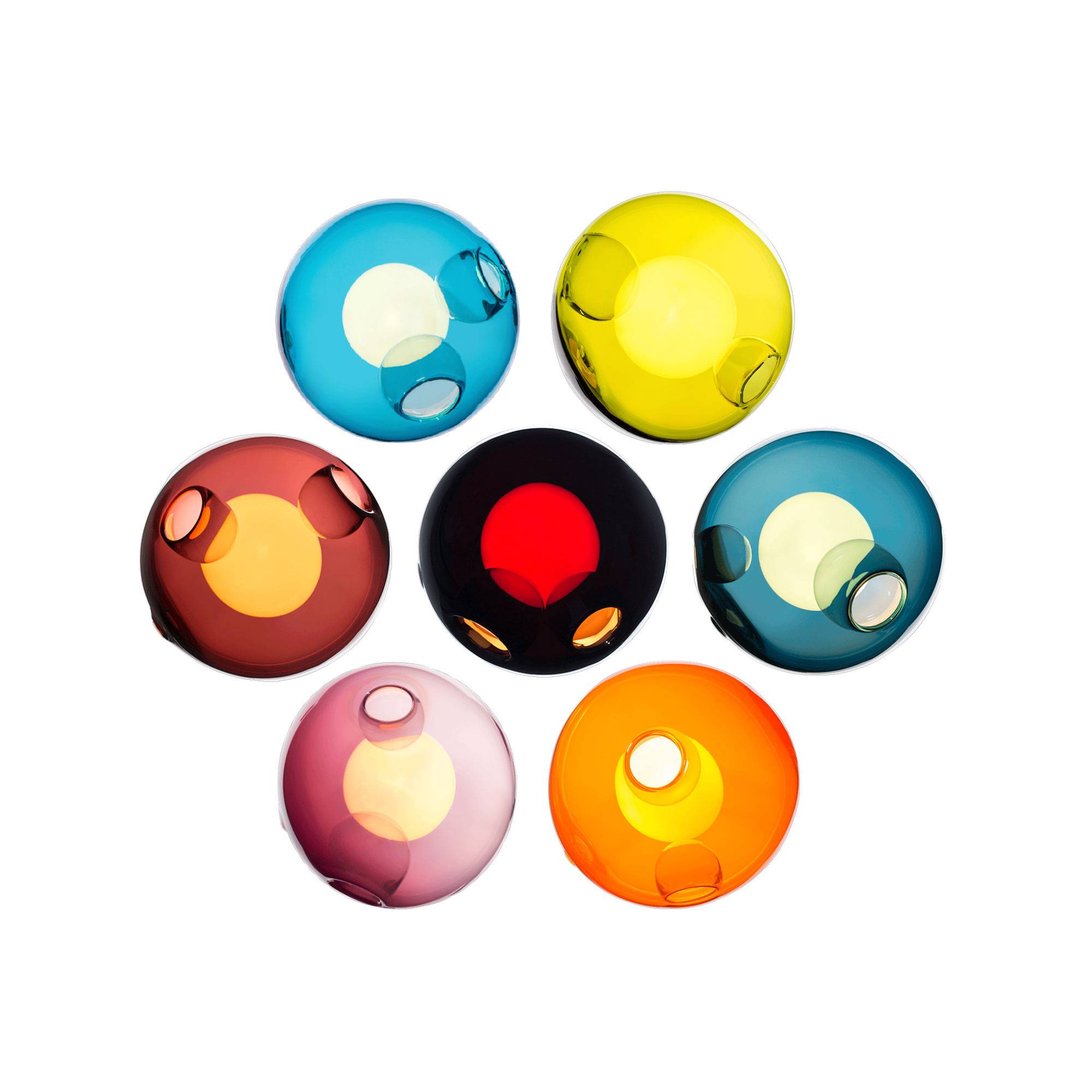 Bocci - 28.7 Cluster, Multi - 13 - Klyngependler - Omer Arbel - Flerfarvet