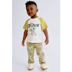 Baby - Vit/Lilo & Stitch Printed twill trousers - Size: 92 (1½-2Y) - H&M (92 (1½-2Y))
