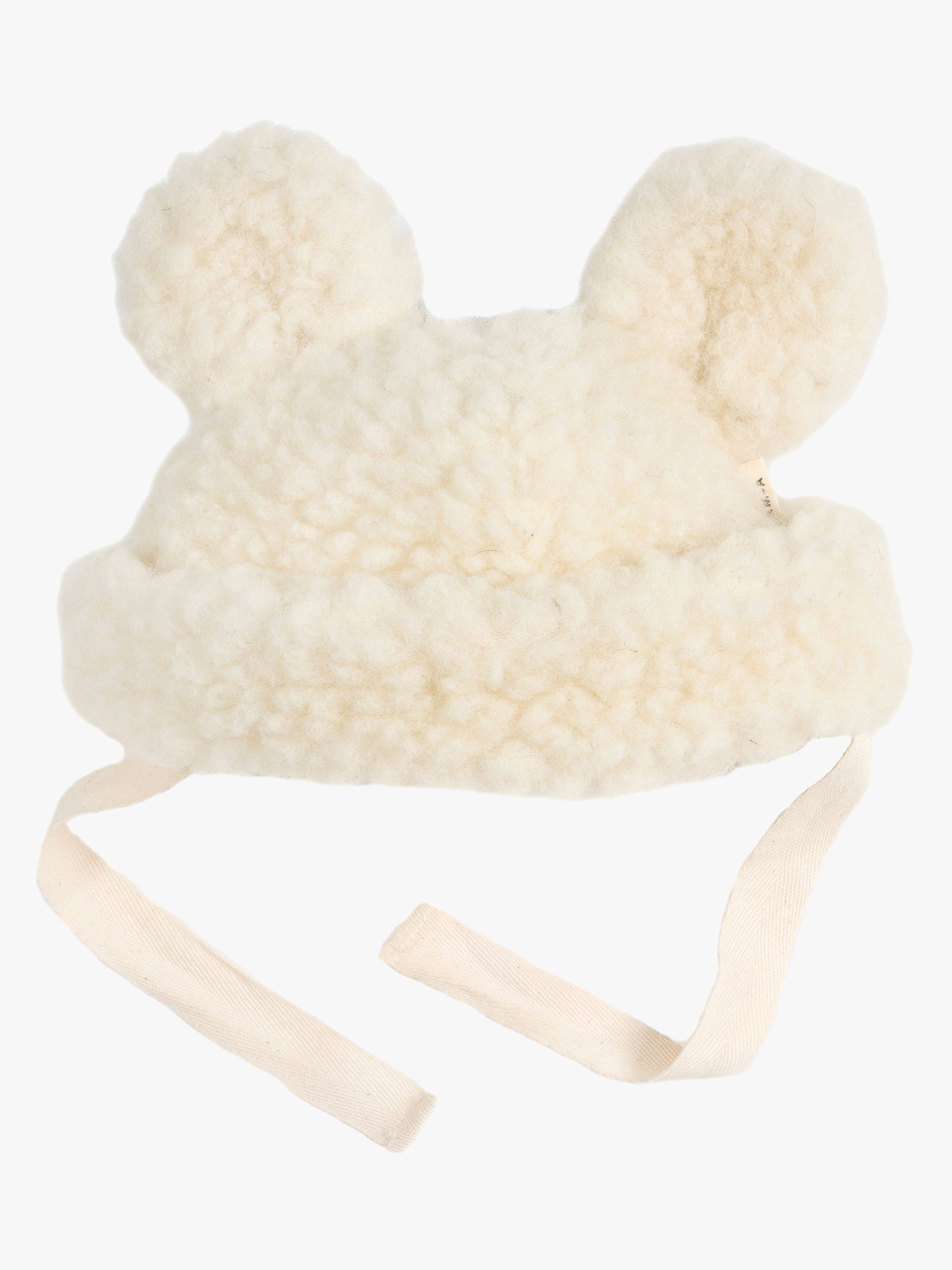 BINIBAMBA Merino Teddy Hue, Milk, 2-3 år