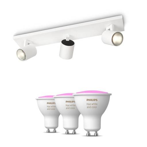 Philips Runner 3-Spot med Hue White Color Ambiance pærer
