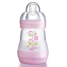 MAM First Bottle 160 ml. sutteflaske, BPA fri, 80% mindre kolik! Pige