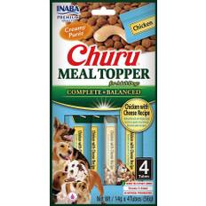 INABA Dog Meal Topper Chicken Cheese 4x14 g krämigt tillskott med kyckling och ost till hundmat